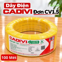 Dây điện CADIVI đơn Lõi 7 Sợi CV1.5