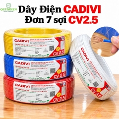 Dây điện CADIVI đơn Lõi 7 Sợi CV2.5