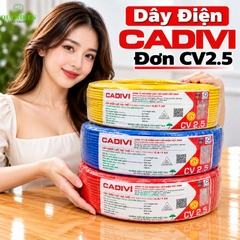 Dây điện CADIVI đơn Lõi 7 Sợi CV2.5