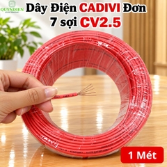 Dây điện CADIVI đơn Lõi 7 Sợi CV2.5