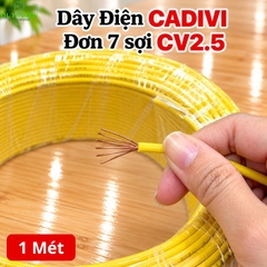 Dây điện CADIVI đơn Lõi 7 Sợi CV2.5