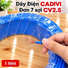 Dây điện CADIVI đơn Lõi 7 Sợi CV2.5