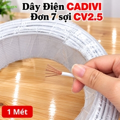 Dây điện CADIVI đơn Lõi 7 Sợi CV2.5