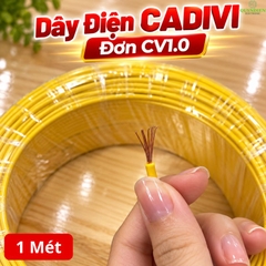 Dây điện CADIVI đơn 7 Sợi CV1.0