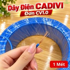 Dây điện CADIVI đơn 7 Sợi CV1.0