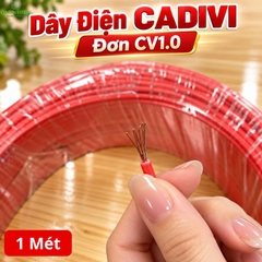 Dây điện CADIVI đơn 7 Sợi CV1.0