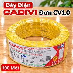 Dây điện CADIVI đơn 7 Sợi CV1.0