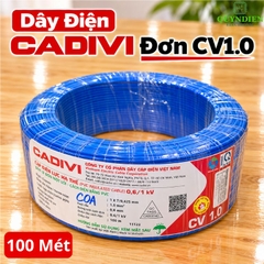 Dây điện CADIVI đơn 7 Sợi CV1.0