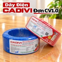 Dây điện CADIVI đơn 7 Sợi CV1.0