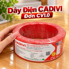 Dây điện CADIVI đơn 7 Sợi CV1.0