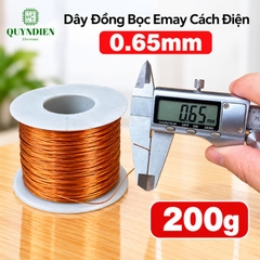 Dây Đồng Bọc Emay Cách Điện Size 0.65mm