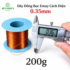 Dây Đồng Bọc Emay Cách Điện Size 0.35mm