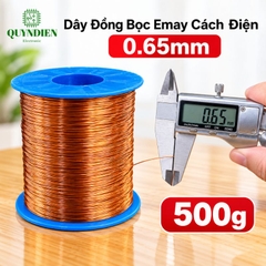 Dây Đồng Bọc Emay Cách Điện Size 0.65mm
