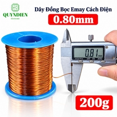 Dây Đồng Bọc Emay Cách Điện Size 0.80mm