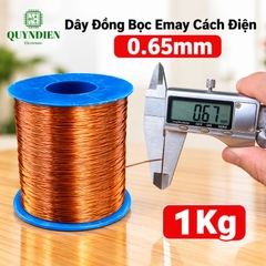 Dây Đồng Bọc Emay Cách Điện Size 0.65mm