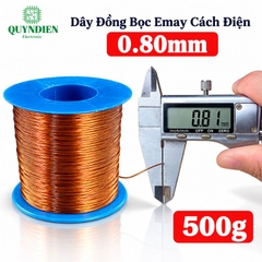 Dây Đồng Bọc Emay Cách Điện Size 0.80mm
