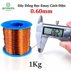 Dây Đồng Bọc Emay Cách Điện Size 0.60mm
