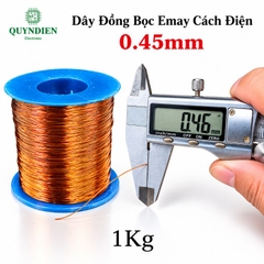 Dây Đồng Bọc Emay Cách Điện Size 0.45mm