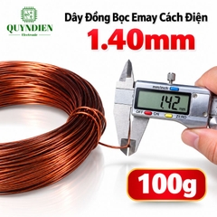 Dây Đồng Bọc Emay Cách Điện Size 1.40mm