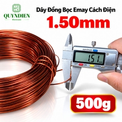 Dây Đồng Bọc Emay Cách Điện Size 1.50mm