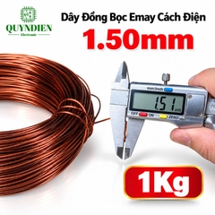 Dây Đồng Bọc Emay Cách Điện Size 1.50mm