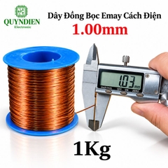 Dây Đồng Bọc Emay Cách Điện Size 1.00mm