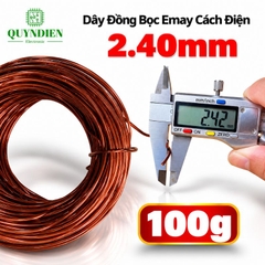 Dây Đồng Bọc Emay Cách Điện Size 2.40mm