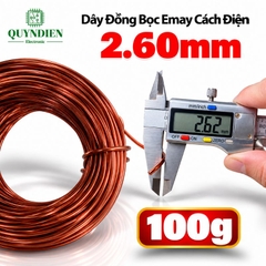 Dây Đồng Bọc Emay Cách Điện Size 2.60mm