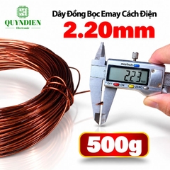 Dây Đồng Bọc Emay Cách Điện Size 2.20mm