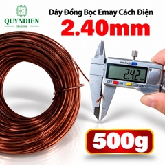 Dây Đồng Bọc Emay Cách Điện Size 2.40mm