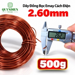 Dây Đồng Bọc Emay Cách Điện Size 2.60mm