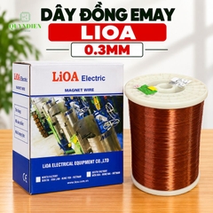 Dây Đồng Bọc Emay Cách Điện Size 0.30mm