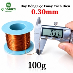 Dây Đồng Bọc Emay Cách Điện Size 0.30mm