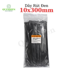 Dây Rút Nhựa Nhiều Kích Cỡ Màu Trắng Đen - Túi 250gram