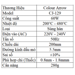 Mỏ hàn tự đẩy chì thiếc 60W