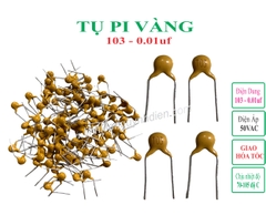 Tụ pi vàng 103 - 0.01uf - 50v
