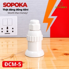 Đuôi đèn chịu mưa ngoài trời ren Xoán E27 SOPOKA
