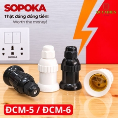 Đuôi đèn chịu mưa ngoài trời ren Xoán E27 SOPOKA
