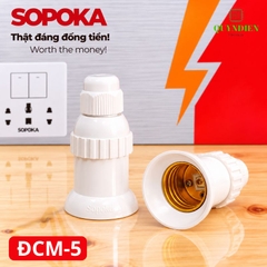Đuôi đèn chịu mưa ngoài trời ren Xoán E27 SOPOKA