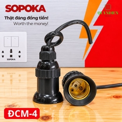 Đuôi đèn chịu mưa ngoài trời ren Xoán E27 SOPOKA