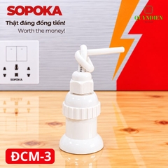 Đuôi đèn chịu mưa ngoài trời ren Xoán E27 SOPOKA