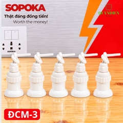 Đuôi đèn chịu mưa ngoài trời ren Xoán E27 SOPOKA