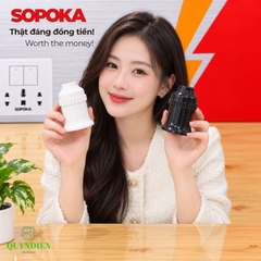Đuôi bóng đèn ren vặn xoáy E27 loe trong nhà SOPOKA