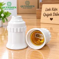 Đuôi bóng đèn ren vặn xoáy E27 loe trong nhà SOPOKA