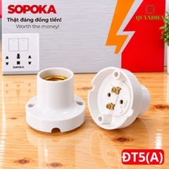 Đuôi Đèn Vát Tường Ngồi Xéo E27 ĐV5 SOPOKA