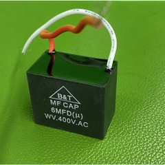 Tụ điện kapa tụ đề tụ ngậm tụ quạt 6uf 400V.AC B&T