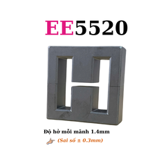 Ferite biến áp xung EE5520 PC40 Fe HỞ