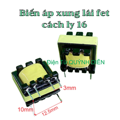 EE16 biến áp cách Ly 16 Quấn Sẵn (Dây Đồng 0.25mm) [ giá 1 cái ]