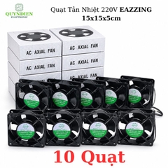 Quạt Tản Nhiệt Thông Gió 15x15x5cm 220V/38W EAZZING -VUÔNG