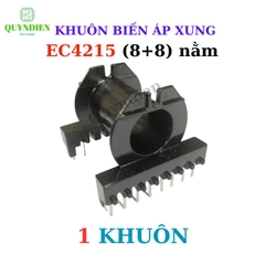 Khuôn Biến Áp Xung EC4215 Nằm Tròn (8+8 Chân)